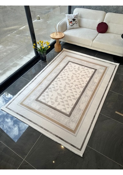 Vista Halı Salon, Oturma, Yatak Odası Halısı Desen Kodu 76593-957 Bej