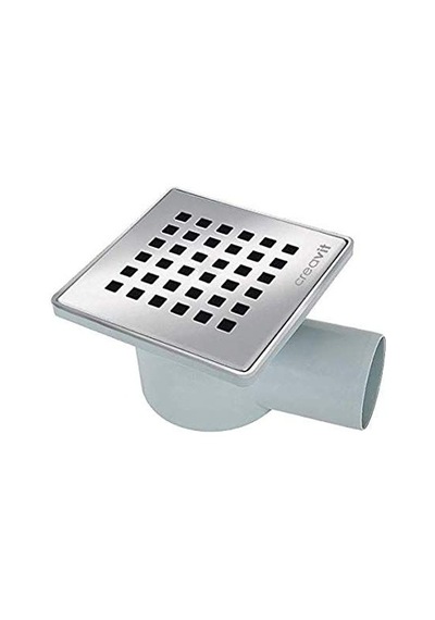 Creavit Fh266 Paslanmaz Yer Sifonu-Süzgeç 15X15 Cm 50 Mm