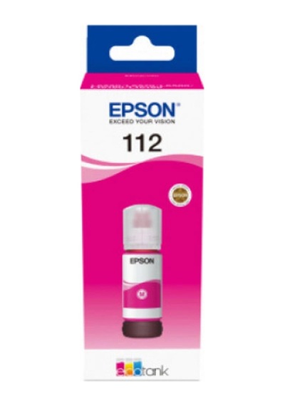 Epson 112 Magenta Kırmızı Şişe Mürekkep 13t06c34a Kdo
