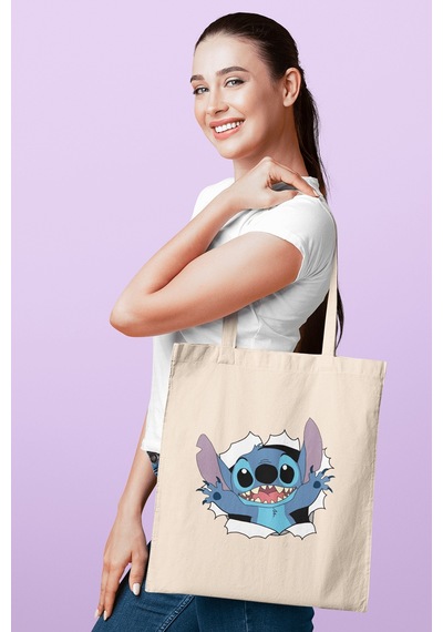 Stitch Bez Çanta Krem
