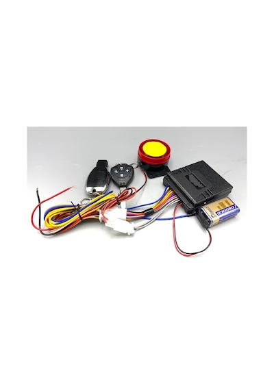 Motosiklet Alarm Seti İşlenmemiş Anahtarlı, Su Geçirmez