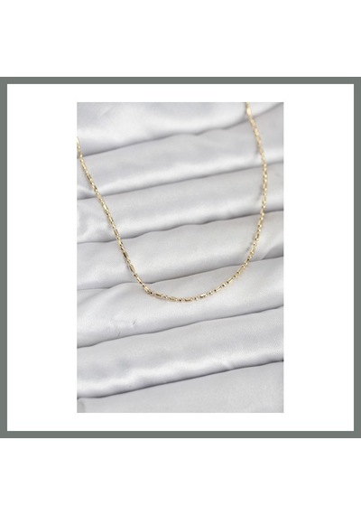 Bezos Cm 14k Gold Renk Zincirli 60 Cm Kadın Kolye Mmbz