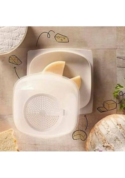 Tupperware Peynir Dünyası Mini Beyaz