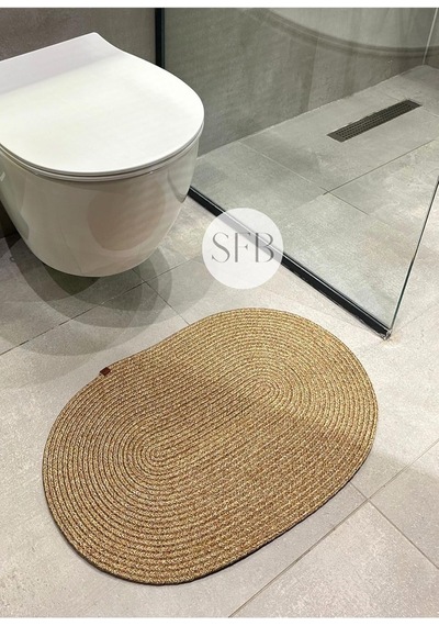 Home Turko Klozet Önü Paspası 40x60cm, Banyo Paspası, Küçük Paspas, Klozet Paspas, Vintage Paspas, Bohem Paspas H Diğer