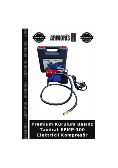 Premium Kurulum Basınç Tamirat Epmp-100 Elektrikli Kompresör