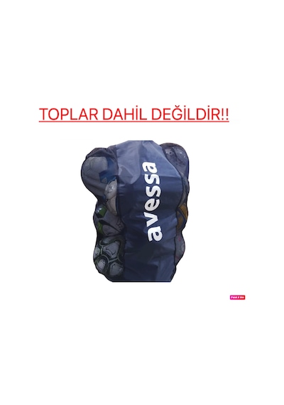 TÇ-18 Futbol Top Çantası 12 Top Kapasiteli  TOPLAR DAHİL DEĞİLDİR Çok Renkli