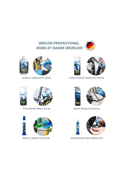 Weicon Profesyonel Güçlü Bisiklet Temizleyici Köpük 400 Ml