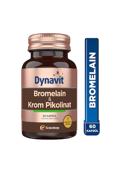 Dynavit Bromelain Krom Pikolinat 60 Kapsül