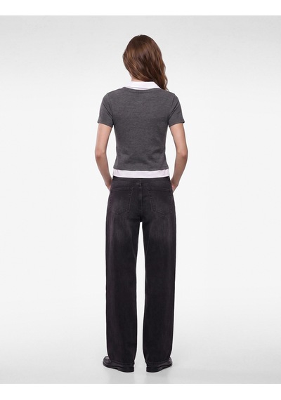 Koton Çift Kumaş Kullanımlı Katmanlı Slim Fit Kısa Kollu Gömlek Detaylı Tişört Gri 7wak70010ek Koton Çift Kumaş Kullanımlı Katmanlı Slim Fit Kısa Kollu Gömlek Detaylı Tişört Gri 7wak70010ek