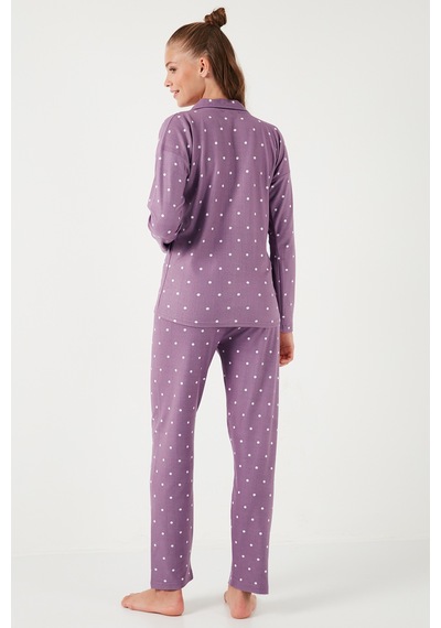 Lela Bayan Pijama Takımı 60956601 Lila LILA