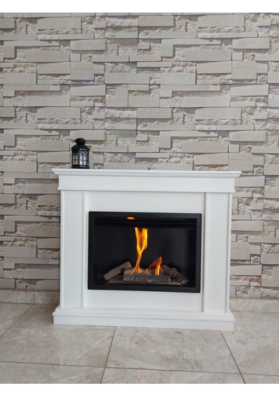 Blueflame Classıcal Whıte Bacasız Bio Etanol Şömine