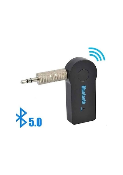 Bluetooth Araç Kiti Aux Çıkışlı Telefon Müzik Alıcı Tüm Cihazlara Uyumlu - 4991