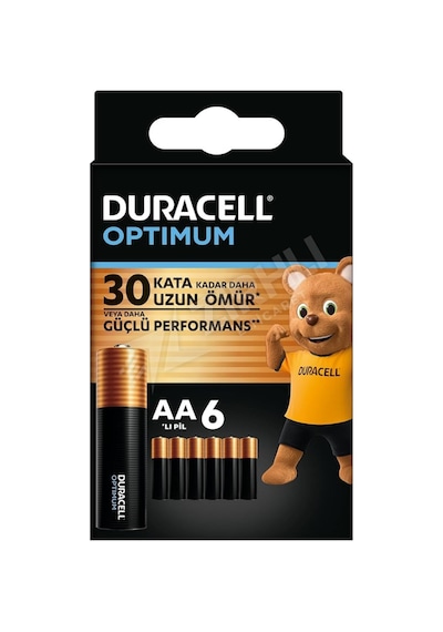 3 Adet Duracell Optimum Kalem 6'lı Aa