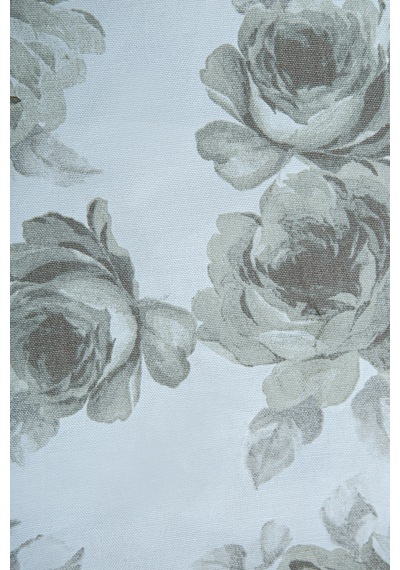 Duck Çiçekli Kırlent Kılıfı Bej Gri V1 40x40 40 x 40