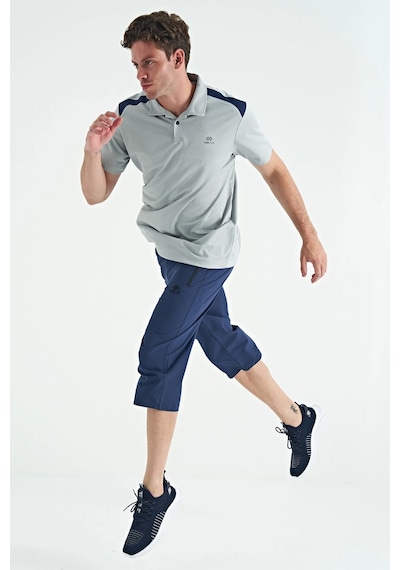 Tommy Life Tommy Lıfe Indigo Bağcıklı Standart Kalıp Fermuar Cepli Kapri 83096 Indigo