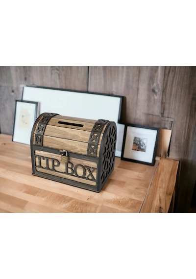 Klitli Tip Box Bahşiş Kutusu Ve Kumbara Sandık Tipi Tipbox