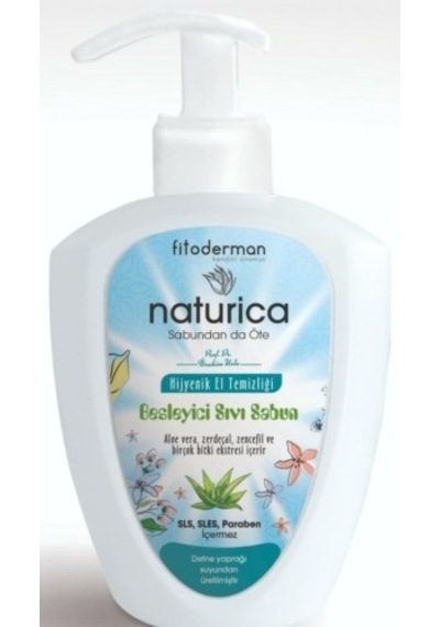 Fitoderman Doğal Aloe Vera Özlü Naturica Besleyici Sıvı Sabun 400 ML