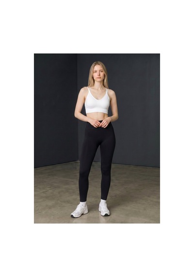Dark Velvet Kadın Çapraz Askılı Dikişsiz Görünümlü Bralet Büstiyer Beyaz