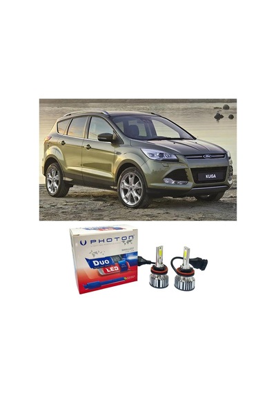 Ford Kuga 2 Led Xenon Sis Farı Ampulü H10 Duo Yeni Seri Beyaz 2013-2016