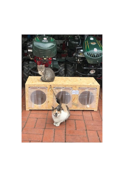 Ahşap Osb Kedi Kulübesi