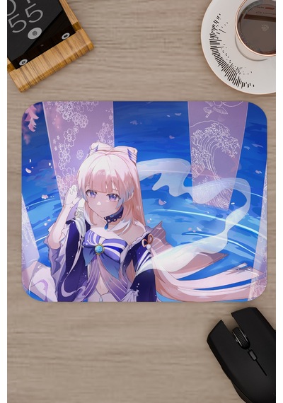 Kokomi Genshin Impact Anime Gacha V3 - 22x18 Gaming Mouse Pad Fare Altlığı