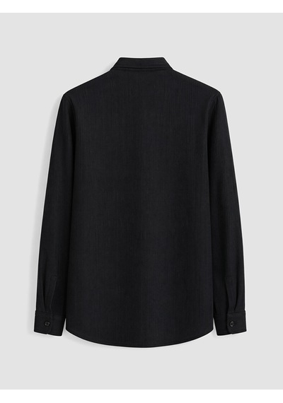 Lcwaıkıkı Classic Siyah Regular Fit Erkek Gömlek