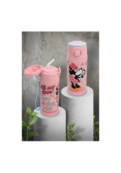 Ottonya Mınnıe Mouse Plastik Matara Frx 500ml Jfu Çok Renkli