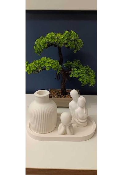 Bernami Mum Pinterest İskandinav Vazo Ve Sarılan Çift Sevgili Biblosu Dekoratif Beton Tepsi Çocuk Figür 4'lü Set Diğer