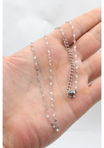 Paslanmaz Çelik Bayan Zincir 1,8 Mm 902106 Gümüş