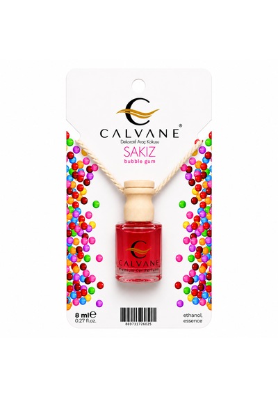 Calvane Premium Oto/araç Ayna Kokusu 8 Ml - Sakız Sakız - Bubble Gum