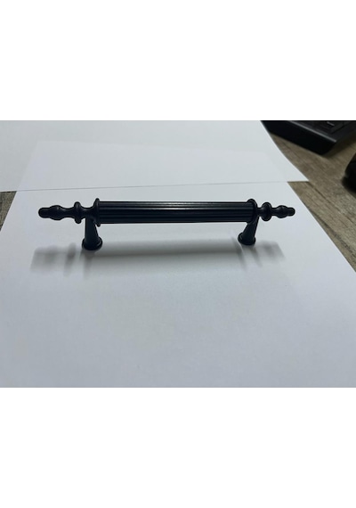 Hırdavatım Hırdavatım Siyah Mobilya Dolap Çekmece Kulp 128 Mm