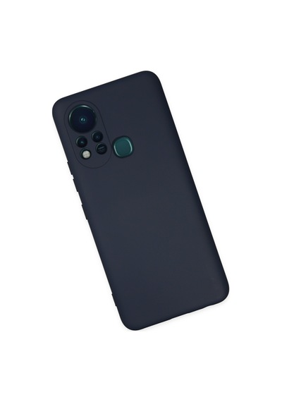 İnfinix Hot 11s Uyumlu Kılıf Nano İçi Kadife Silikon - Lacivert