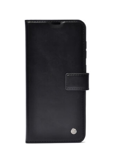 Oppo A54 4g Uyumlu Kartlık Bölmeli Suni Deri Standlı Kar Deluxe Kapaklı Kılıf Col158926-siyah