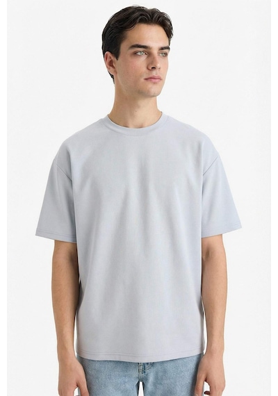 Defacto Nefes Alabilen Oversize Tişört X3926az26spgr297 Gri-gr297