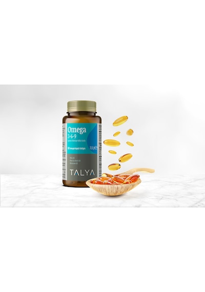 Talya Omega 3-6-9 İçeren Takviye Edici Gıda Balık Yağı 60 Yumuşak Kapsül
