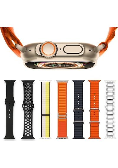 Fitsmart Amax Ultra Watch Akıllı   Saat + 7 Adet Kordon (İthalatçı Garantili)