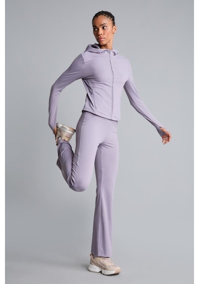 Defacto Esnek Kumaş Aırtech Flare Fit Yüksek Bel Beli Saran Sporcu Pantolon C9192ax26aupr522 Mor-pr522