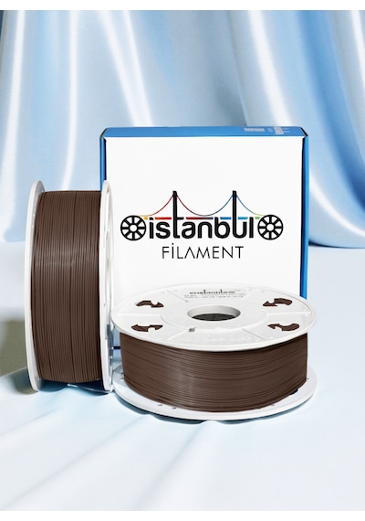 İstanbul Filament 3d Baskı Pla Filament Kahverengi 1 Kg Ø 1,75mm 0,05 Mm Bambu Lab Uyumludur 1.75mm