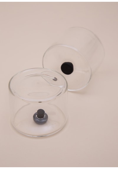 The Mia Yuvarlak Tuzluk Biberlik 2li Set 6x5 Cm Turuncu