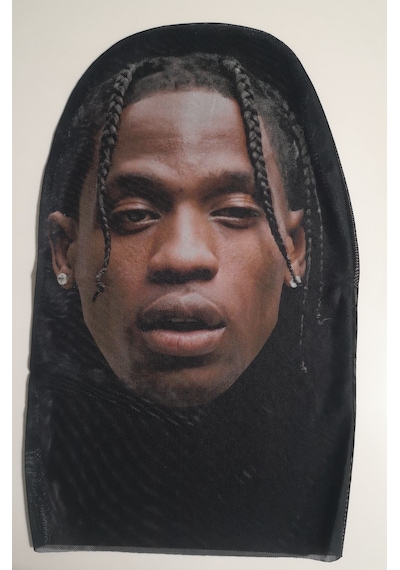 Travis Scott 3 Boyutlu Nefes Alabilen Ünlü Maskesi