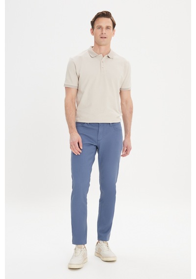 AC&Co / Altınyıldız Classics Erkek Petrol Slim Fit Dar Kesim 5 Cep Armürlü Esnek Pantolon Petrol AC&Co / Altınyıldız Classics Erkek Petrol Slim Fit Dar Kesim 5 Cep Armürlü Esnek Pantolon Petrol