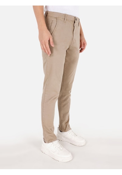 Colin's Colins Dar Kesim Ortal Bel Düz Paça Bej Erkek Pantolon Cl1049749 Sarı Colin's Colins Dar Kesim Ortal Bel Düz Paça Bej Erkek Pantolon Cl1049749 Sarı