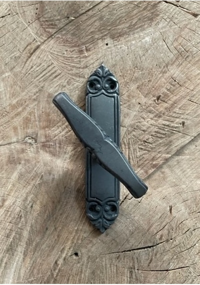 OKSİT SİYAH PİRİNÇ AHŞAP PENCERE KOLU PİRİNÇ PENCERE MANDALI