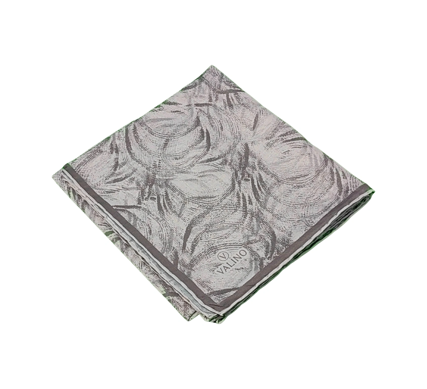 Mim Eşarp Valino Desenli Şifon Eşarp 90x90 Cm Pudra