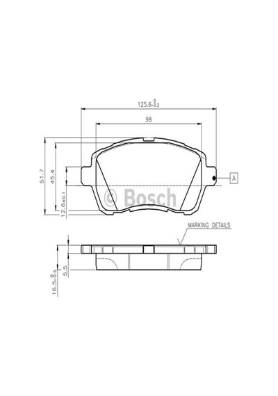 BOSCH 986495108 Fren Balatası Ön Fiesta VI 08-