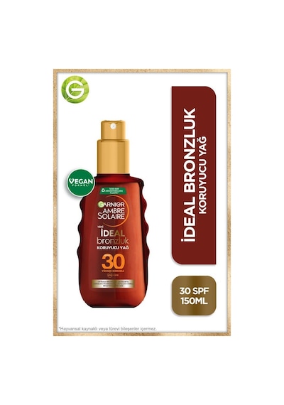 Garnier Ambre Solaire Bronzlaştırıcı Koruyucu Yağ SPF 30 150 ML