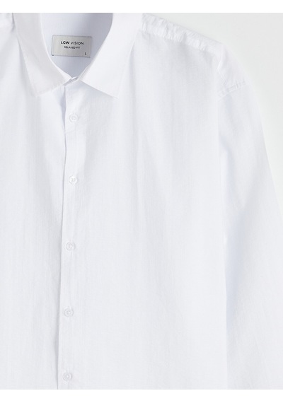 Lcw Vision Beyaz Regular Fit Poplin Erkek Basic Gömlek