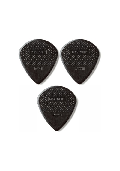 Jim Dunlop 471r3s Max-grip Jazz Iıı Black Stiffo Pena