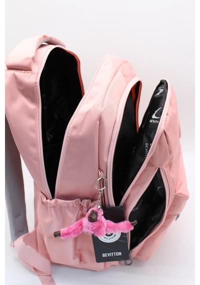 Okul Sırt Çantası Unisex Suya Dayanıklı Kumaş Okul Çantası Bvt2500 Pudra Pembe