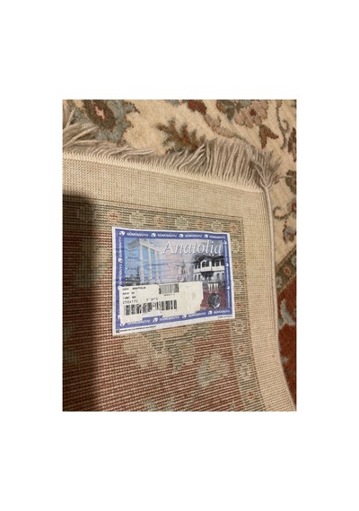 Gümüşsuyu 1050 Bordo-krem Halı Çok Renkli